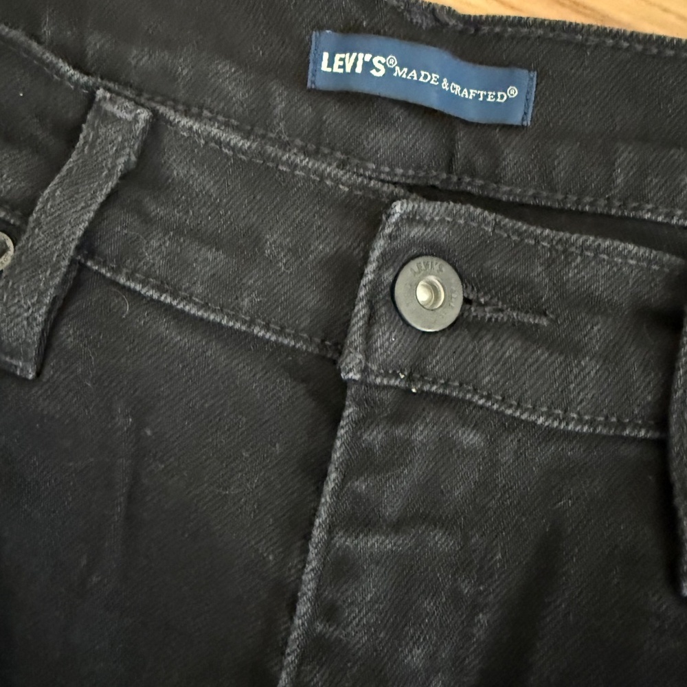 Levi’s Made & Crafted 511 Slim Jeans – Black – 36x30 – Stretch – Gently Used - Picture 2 of 6